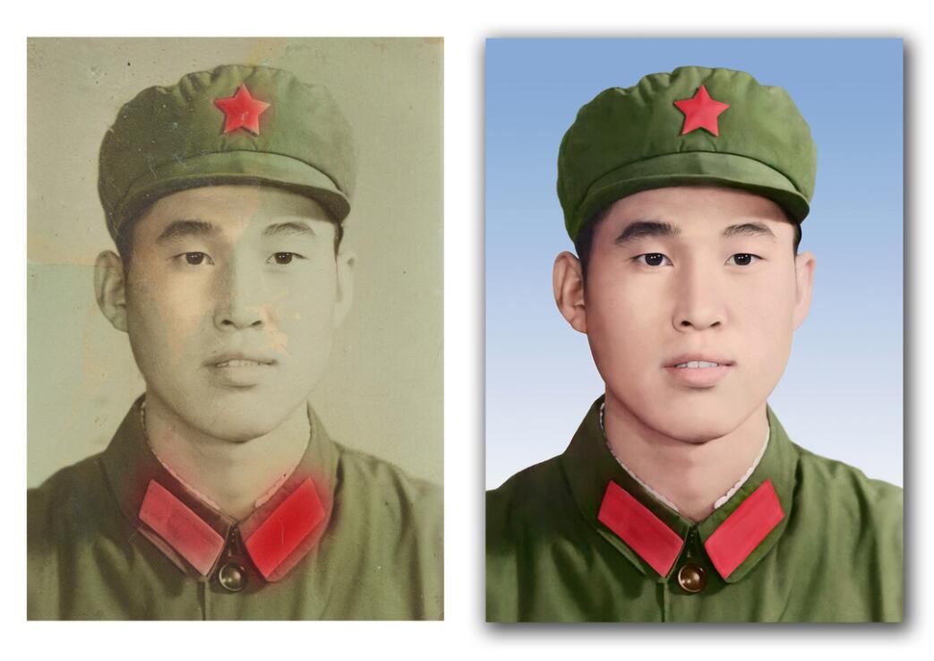 平阳破损照片修复-18